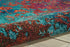 2' X 4' Atlantic Abstract Power Loom Non Skid Area Rug